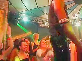 Two blond cute waiters trickling puss and fucking one bitch wildly