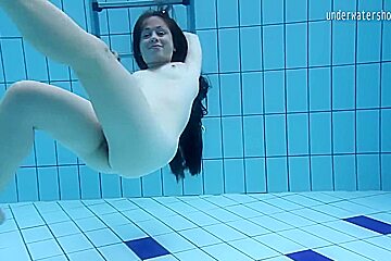 Watch Them Hotties Swim Naked In The Pool