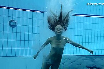 Watch Them Hotties Swim Naked In The Pool