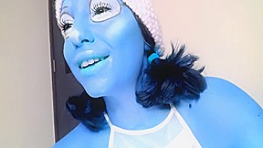 Who Knew Smurfette Had Huge Boobs And Liked To Suck Them?
