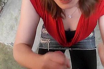 blow job job public spermwalk