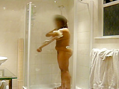 indian punjabi wife susan from gurgaon in shower