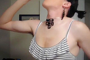 teen 18+ crossdresser toying and fisting