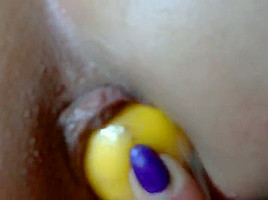 wife play with lemone